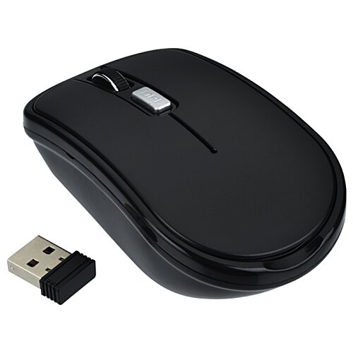 Additional Image 3 - a black computer mouse and usb stick