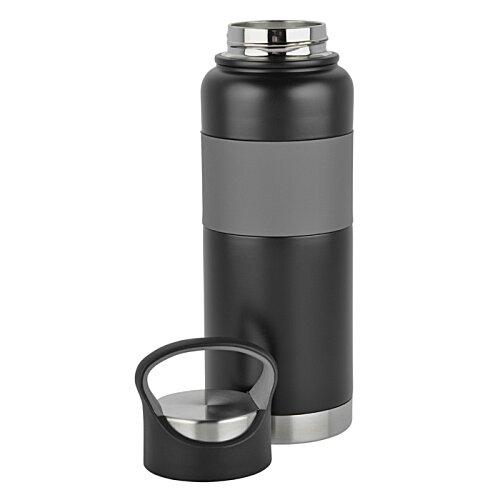 Additional Image 1 - a black and blue water bottle