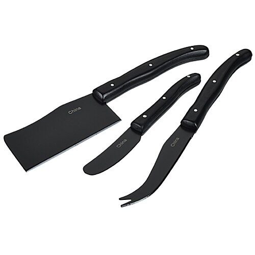 Additional Image 1 - a set of knives on a white background