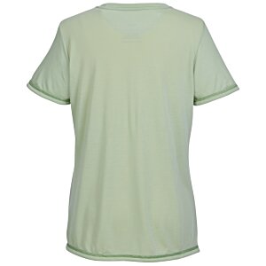 Additional Image 1 - a back of a green shirt