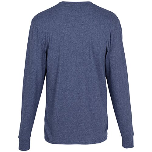 Additional Image 1 - a blue long sleeved shirt