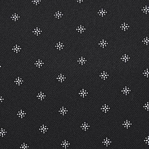 Additional Image 2 - a black and white polka dot fabric