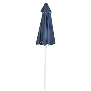Additional Image 3 - a blue umbrella on a white pole