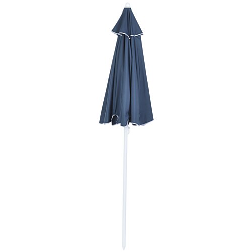 Additional Image 3 - a blue umbrella on a white pole