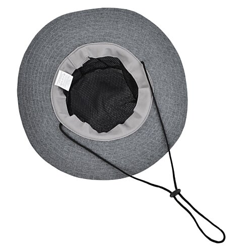 Additional Image 2 - a grey hat with a black handle