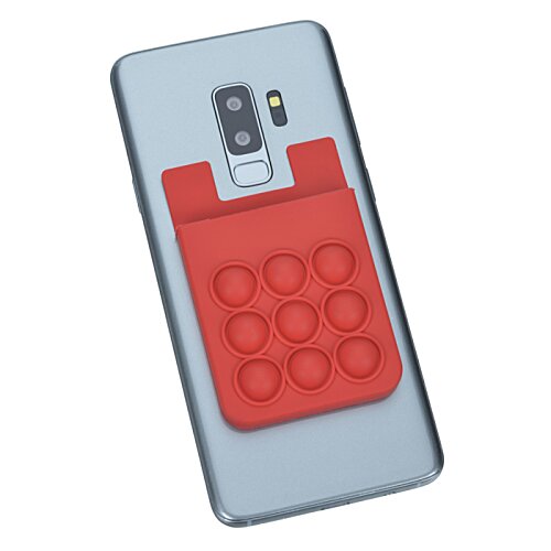 Additional Image 2 - a cell phone with a red cover