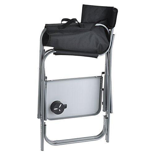 Additional Image 4 - a black chair with a white object on it