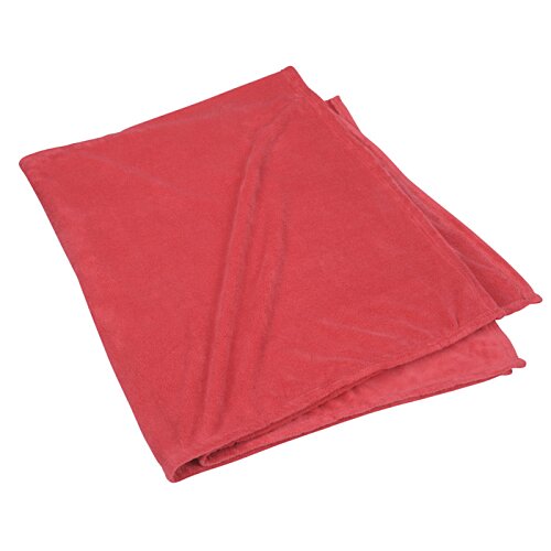 Additional Image 1 - a red folded napkin on a white background