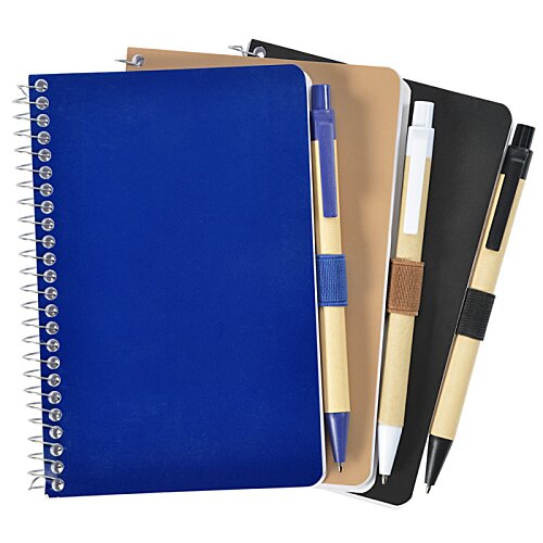 Additional Image 4 - a group of notebooks with pens