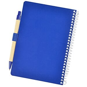 Additional Image 1 - a blue notebook with a yellow tab