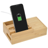 View Image 8 of 11 of Bamboo Fast Wireless Charging Dock Station