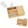 View Image 9 of 11 of Bamboo Fast Wireless Charging Dock Station