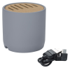 Additional Image 1 - a grey cylinder with a brown lid and a black cord