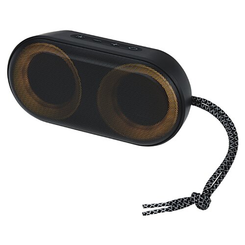 Additional Image 5 - a black and gold speaker