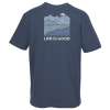 View Image 3 of 5 of Life is Good Crusher Tee - Men's - Full Color - Colors - Mountains