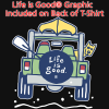 View Image 5 of 5 of Life is Good Crusher Tee - Men's - Full Color - Colors - 4WD