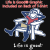 View Image 5 of 5 of Life is Good Crusher Tee - Men's - Full Color - Colors - Adirondack