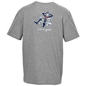 Additional Image 2 - a grey t-shirt with a logo on it
