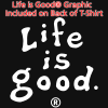 View Image 5 of 5 of Life is Good Crusher Tee - Men's - Full Color - Colors - LIG