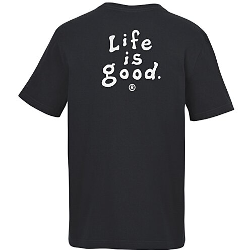 Additional Image 2 - a black shirt with white text on it