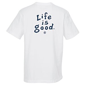 Additional Image 1 - a white t-shirt with blue text