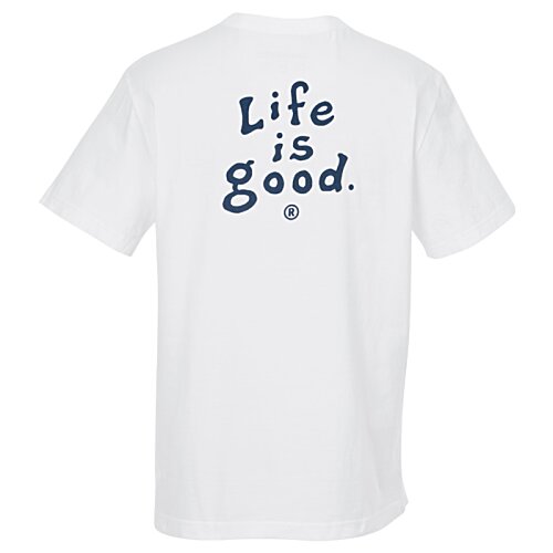 Additional Image 1 - a white t-shirt with blue text