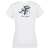 View Image 2 of 4 of Life is Good Crusher Tee - Ladies' - Full Color - White - Adirondack