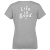 View Image 3 of 5 of Life is Good Crusher Tee - Ladies' - Full Color - Colors - LIG