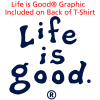 View Image 4 of 4 of Life is Good Crusher Tee - Ladies' - Full Color - White - LIG
