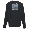 View Image 3 of 5 of Life is Good Crusher Long Sleeve Tee - Men's - Full Color - Mountains