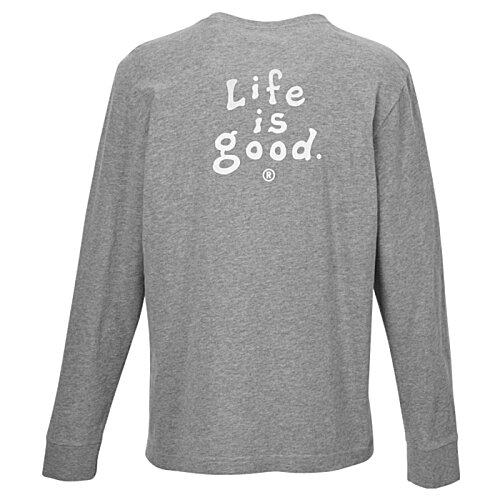 Additional Image 2 - a grey long sleeved shirt