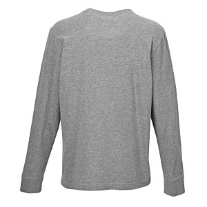 Additional Image 2 - a grey long sleeved shirt