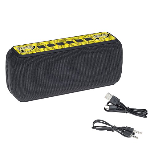 Additional Image 4 - a black rectangular object with yellow trim and wires