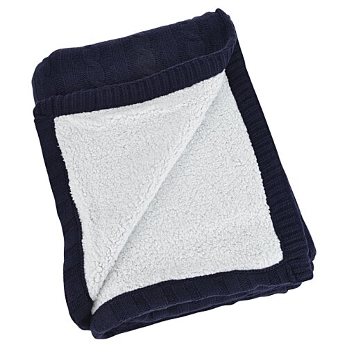 Additional Image 1 - a white and black blanket