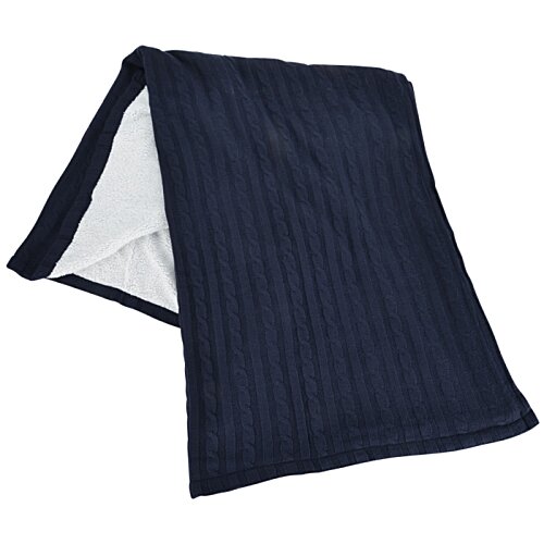 Additional Image 2 - a blue and white folded cloth