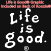 View Image 5 of 5 of Life is Good Can Koozie® - Full Color - LIG