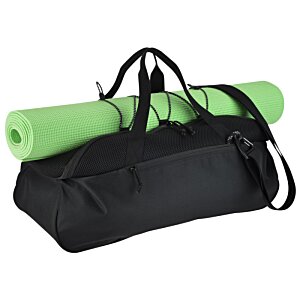 Additional Image 4 - a black bag with a green mat on it