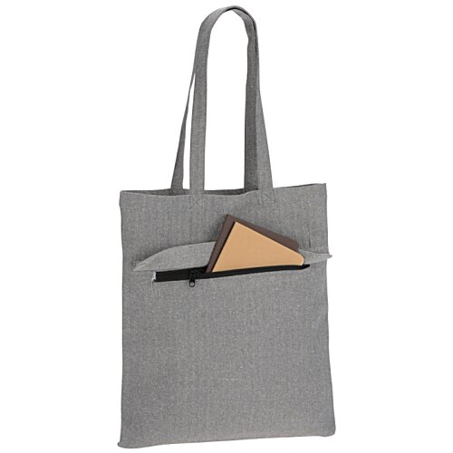 Additional Image 1 - a grey bag with a triangle on it