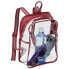 Additional Image 2 - a clear backpack with water bottles inside