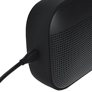 Additional Image 5 - a close up of a black speaker