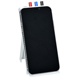 Additional Image 2 - a black rectangular object with a metal stand