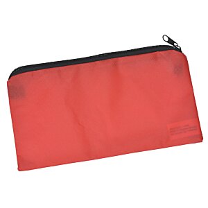 Additional Image 2 - a red bag with black zipper