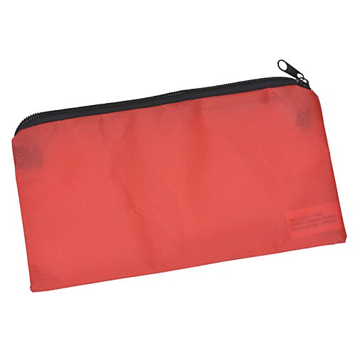 Additional Image 2 - a red bag with black zipper