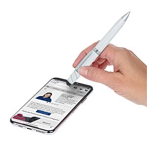 Additional Image 1 - a hand holding a pen over a cell phone