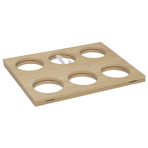 Additional Image 2 - a brown square with holes in it