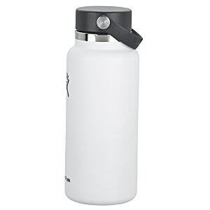 Additional Image 2 - a white water bottle with a black lid