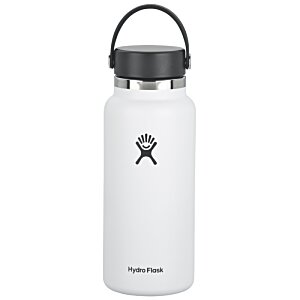 Additional Image 3 - a white water bottle with a black lid