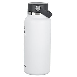 Additional Image 2 - a white water bottle with a black lid