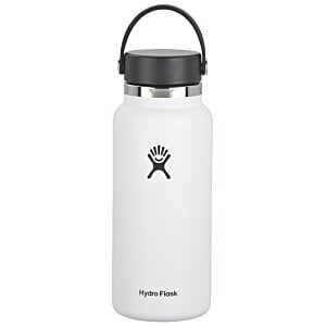 Additional Image 3 - a white water bottle with a black lid