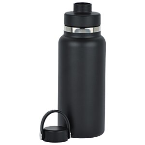 Additional Image 5 - a black water bottle with a lid